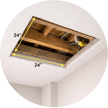 Ceiling Opening